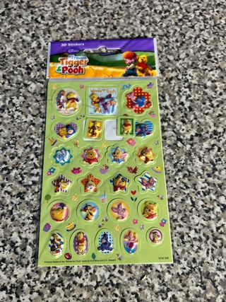 Adesivi Disney Winnie the Pooh Tigger & Pooh 3D