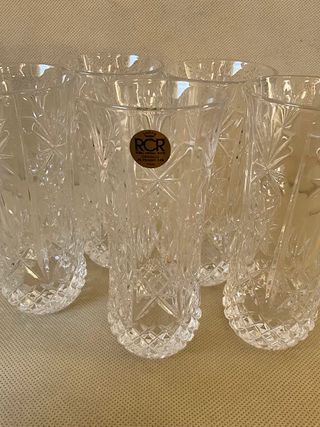Cinque Bicchieri Cristallo RCR