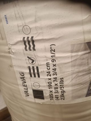 Colchón VALEVÅG IKEA 105cm sin abrir