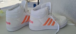 Scarpe Adidas Alte Bianche Rosa