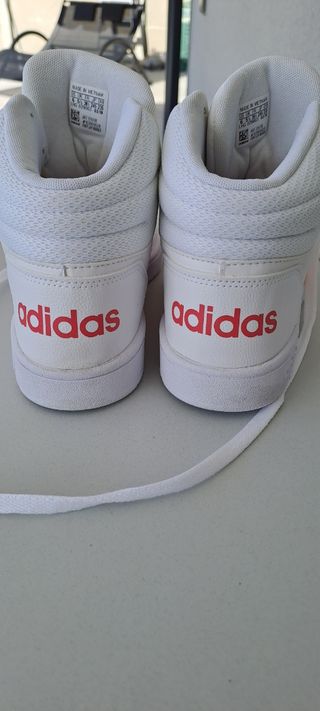 Scarpe Adidas Alte Bianche Rosa