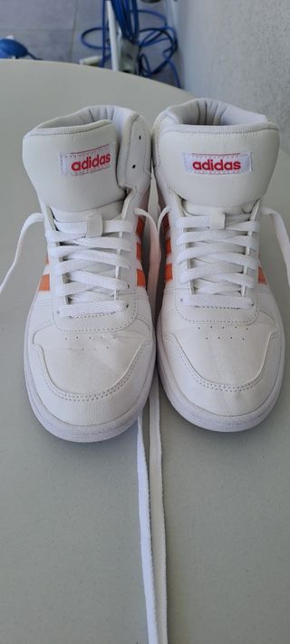 Scarpe Adidas Alte Bianche Rosa