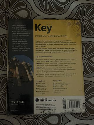 Key to Bachillerato 1. Student's Book. 2 Edition