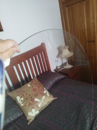 Cristal sobremesa redonda 88 cm