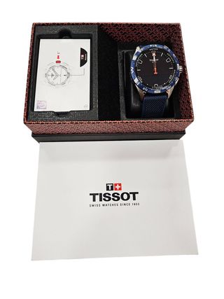 RELOJ TISSOT 1853 TOUCH CONNECT CORREA AZUL + CAJA + CERTIFICADO