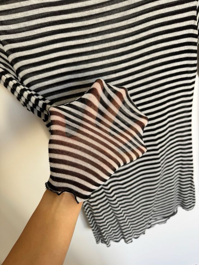 Cachemira camiseta Chiara Fiorini rayas