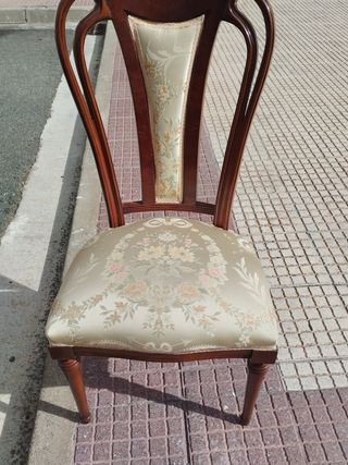 4 Sillas Estilo Victoriano