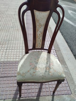 4 Sillas Estilo Victoriano