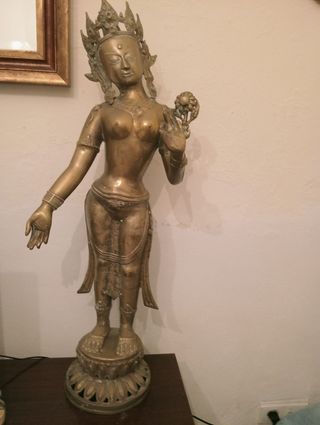Escultura Bronce Diosa Tara , solo ventaen persona