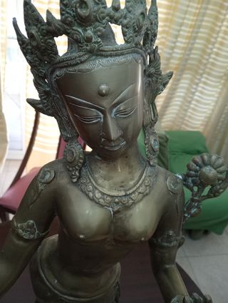 Escultura Bronce Diosa Tara , solo ventaen persona