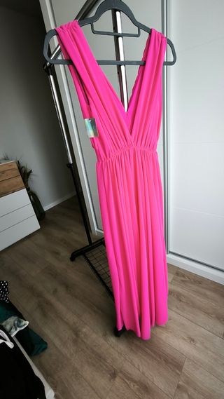 Vestido de fiesta rosa