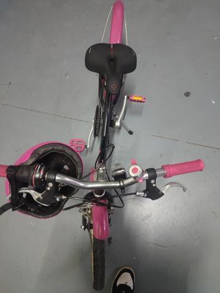 Bicicleta infantil rosa