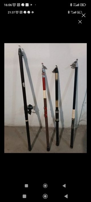 Cañas de pescar 15€ la unidad