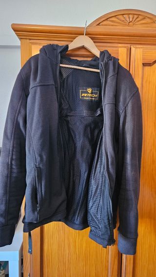 Chaqueta sudadera moto R-Tech con protecciones