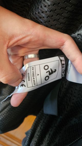 Chaqueta sudadera moto R-Tech con protecciones