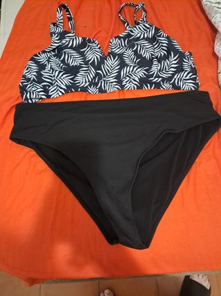 Bikini Talla Grande XXXL Hojas