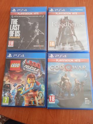 Juegos PS4: The Last of Us, Bloodborne, Lego, God