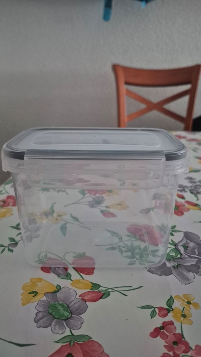 Tupper hermético floral