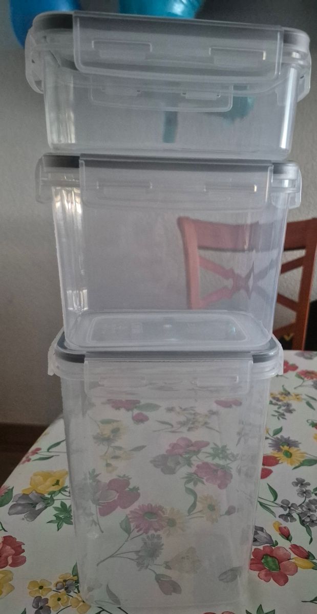 Tupper hermético floral