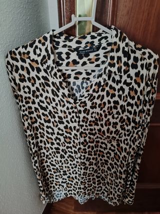 Camisa estampado leopardo