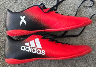 Zapatillas Fútbol Sala Adidas X Rojas y Negras