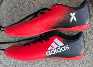 Zapatillas Fútbol Sala Adidas X Rojas y Negras