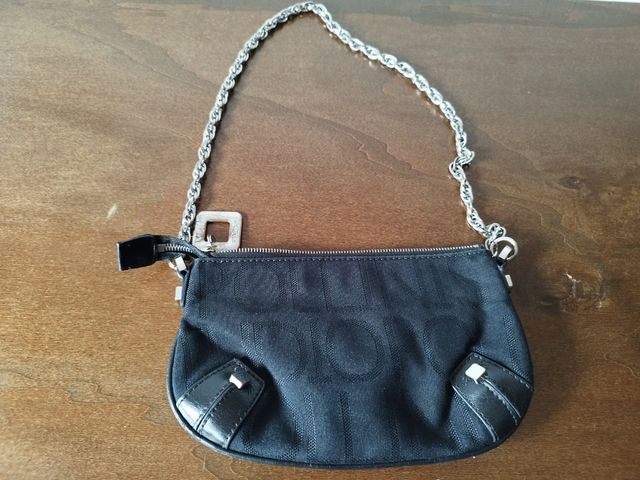 Borsetta Studio Pollini pelle e tessuto