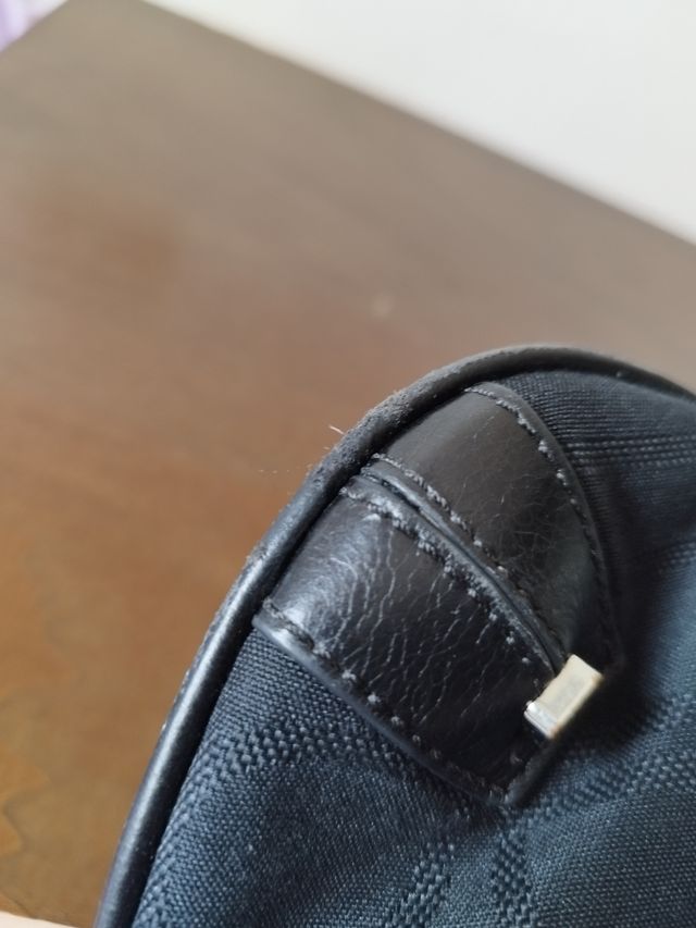 Borsetta Studio Pollini pelle e tessuto