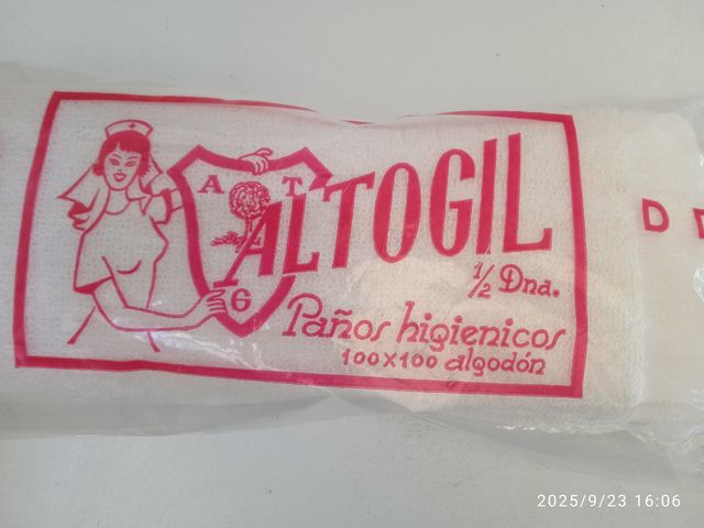 Paños Higiénicos Altogil Algodón 100x100