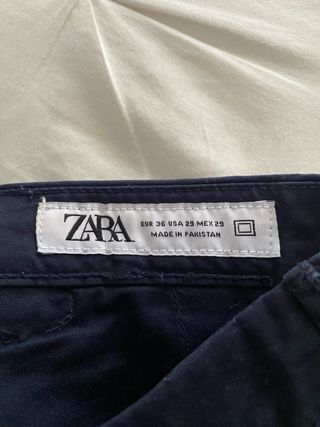 Bermuda Zara Azul Marino