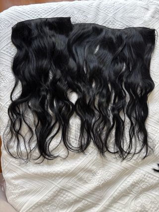 Pelo virgen natural indio negro es abundante 200gr