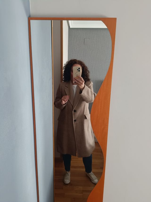 Abrigo largo marrón