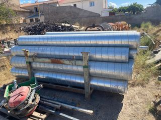 Tubos extracción humos galvanizados