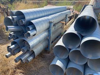 Tubos extracción humos galvanizados