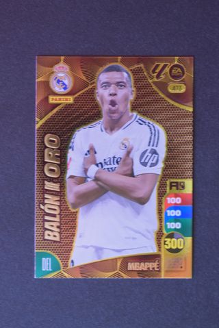 Cromo Mbappé Balón de Oro Adrenalyn 24/25 N473