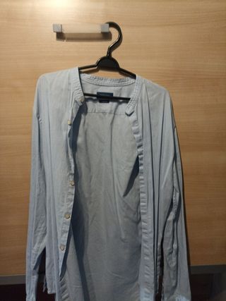 Camisa ZARA MAN azul talla M
