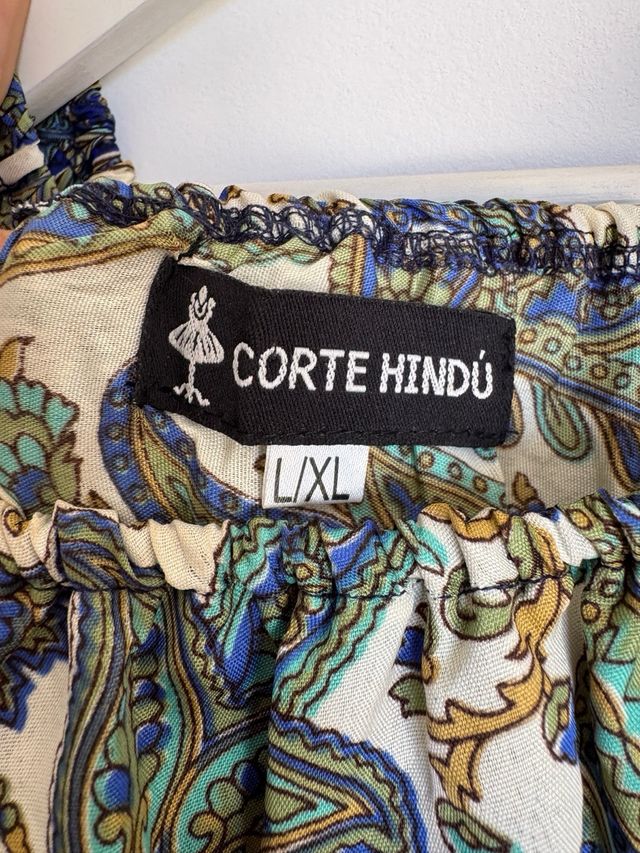 Vestido largo corte hindú talla L/XL