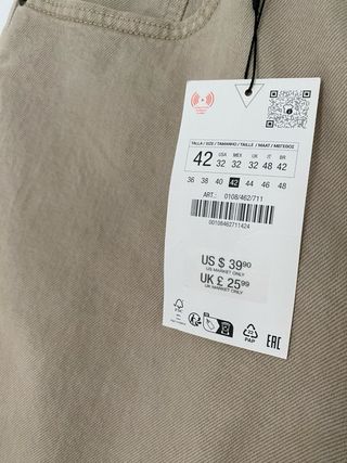 Bermudas Zara Beige