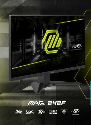 Monitor Gaming MSI MAG242F 24 Sin Usar