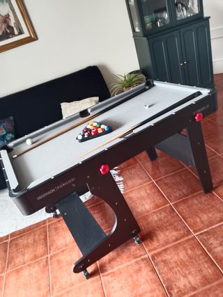 Mesa de billar plegable