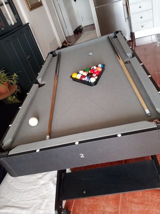 Mesa de billar plegable