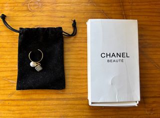 Anillo Chanel Original Dorado y Plateado