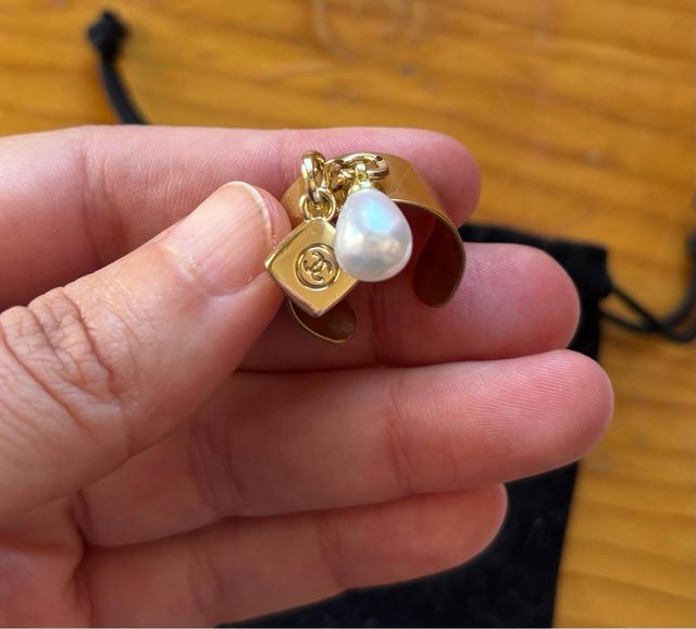 Anillo Chanel Original Dorado y Plateado
