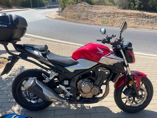 Moto Honda CB500F Roja