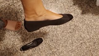 Zapatos Bailarina Negros Talla 37