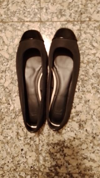 Zapatos Bailarina Negros Talla 37