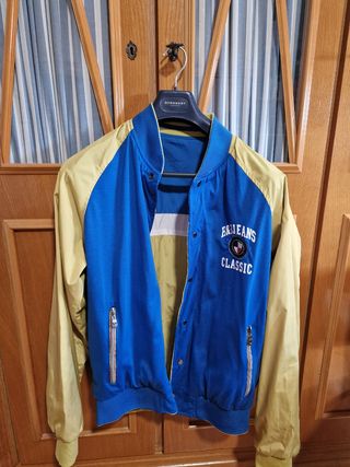 Chaqueta Bomber Vintage Reversible Talla L