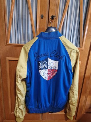 Chaqueta Bomber Vintage Reversible Talla L