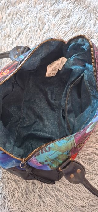 Bolso Desigual Multicolor y Negro