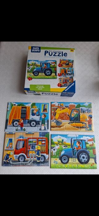 Puzzle Ravensburger Mini Steps Vehículos